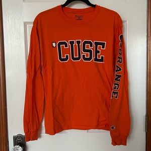 Syracuse University “Cuse” - Orange Unisex Long Sleeve T-Shirt, Size: M